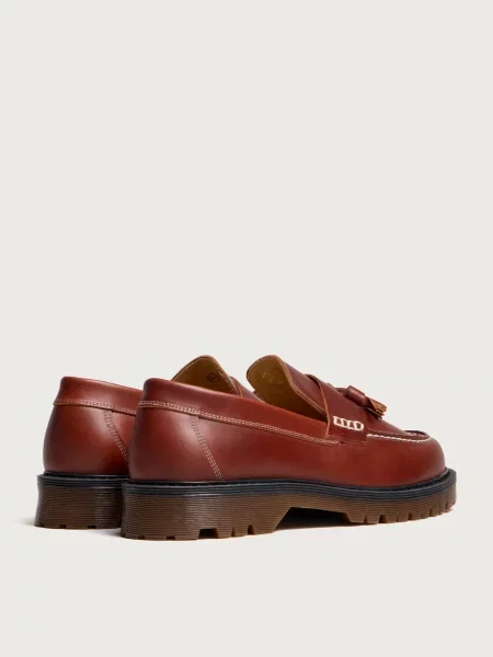 Loafersy Garment Project brązowe