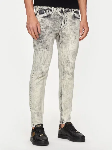 Versace Jeans Couture Jeansy Skinny Fit biały