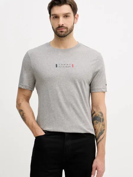 Tommy Hilfiger tričko sivá