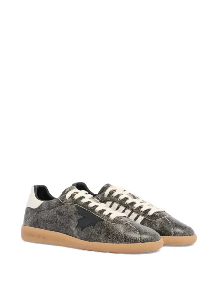 Sneakerși Dsquared2 cu șireturi din dantelă gri