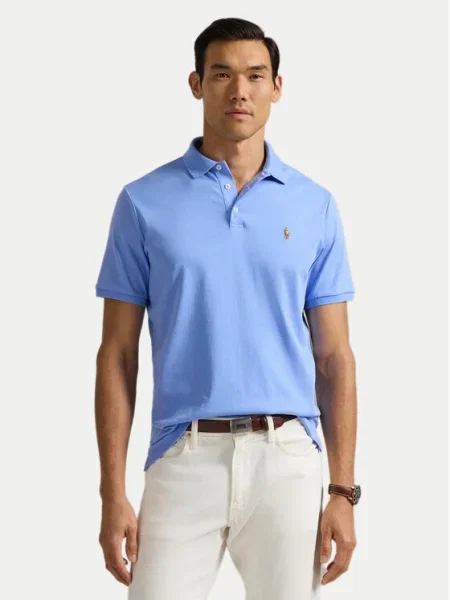 Polo Ralph Lauren Tricou polo celest albastru