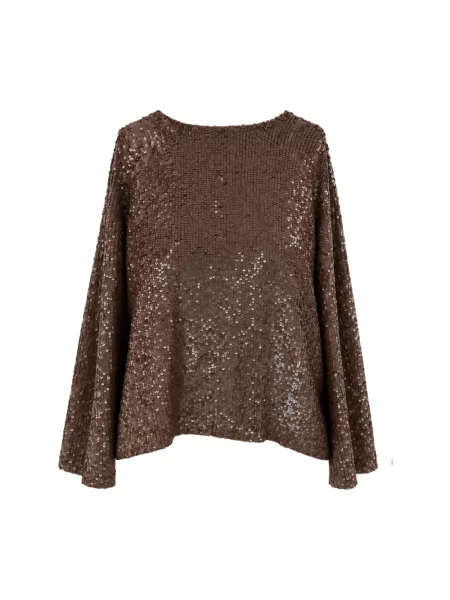 Sweter Parosh brązowy