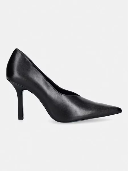 Patrizia Pepe pantofi cu stiletto din piele negru