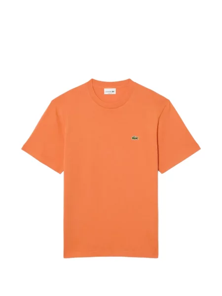 Tricou Lacoste cu autograf portocaliu