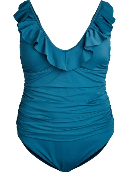 Swim by Zizzi Costum de baie întreg albastru
