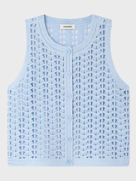 Жилет Sandro синій