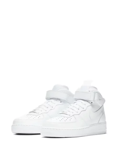 Флийс суичър с качулка Nike бяло