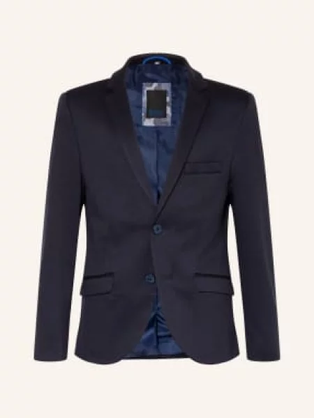 G.O.L. Finest Collection Marynarka Z Dżerseju Slim Fit blau granatowa