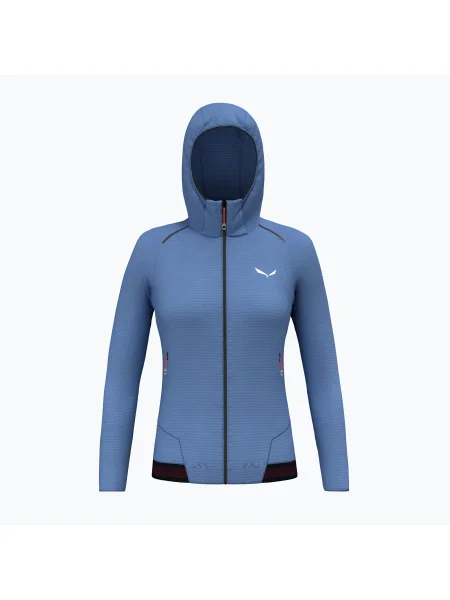 Hanorac de trekking pentru femei Salewa Pedroc PL Hooded morning blue albastru