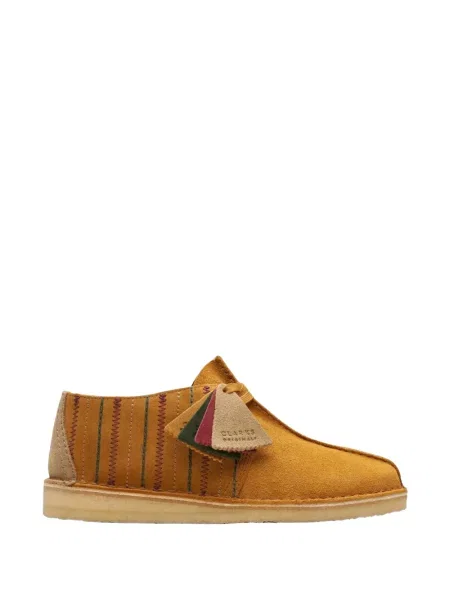 Ghete desert Clarks Originals cu broderie maro