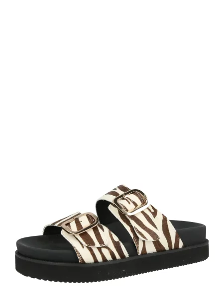 Apple of Eden Pantofle REYNA cappuccino bílá