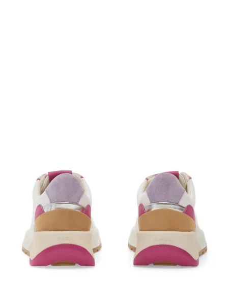Fűzős csipkés sneaker Geox fehér