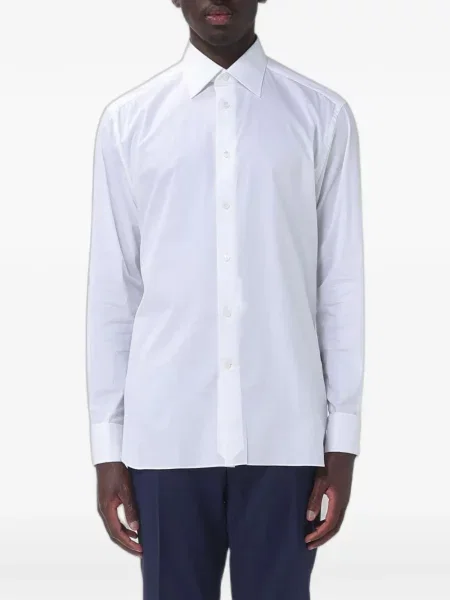 Lung cămașă Zegna alb