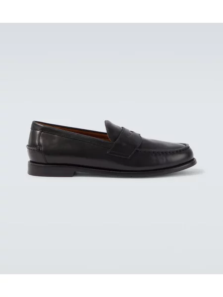 Pantofi loafer Polo Ralph Lauren din piele negru