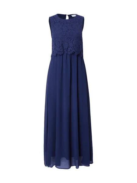 VILA Rochie de seară VIMILINA bleumarin