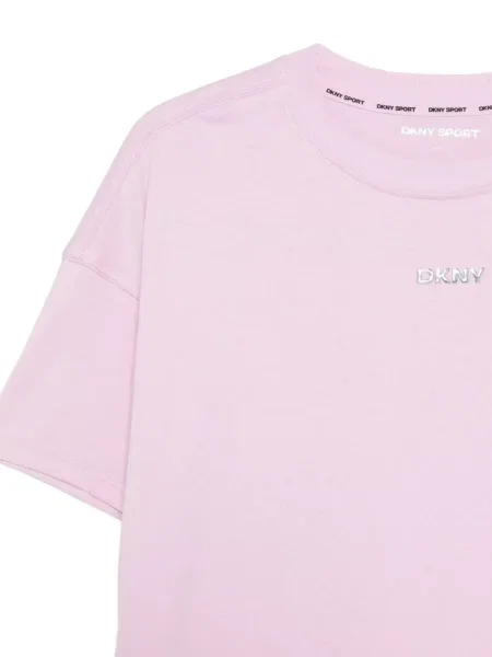 Tricou Dkny cu autograf roz