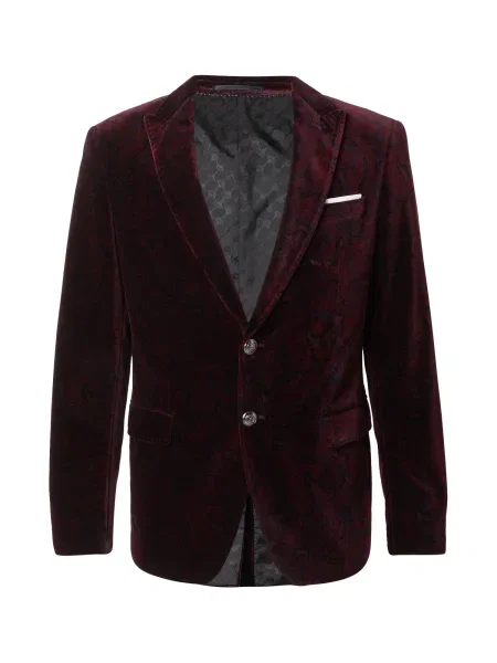 JOOP! Sacou Horace bleumarin / bordeaux roșu