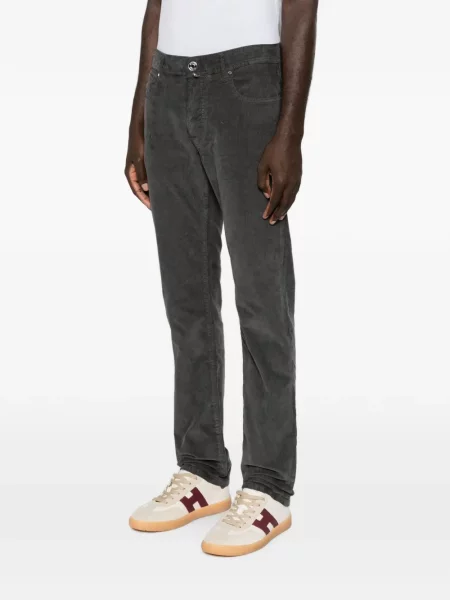 Pantaloni Jacob Cohën de catifea cord gri
