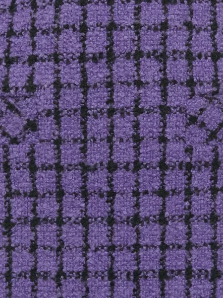 Fusta mini Sandro în carouri violet