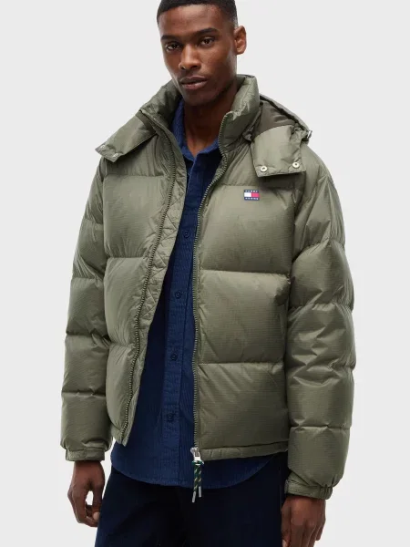 Джинсовая куртка Tommy Jeans зеленая