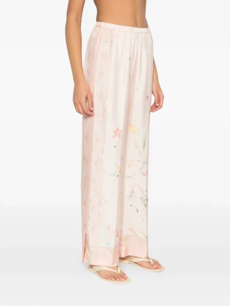 Pantaloni Forte_forte cu model floral cu imagine