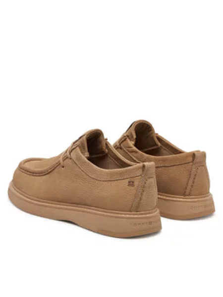 Cipele Tommy Hilfiger Comfort Nubuck Moc Toe Shoe bež