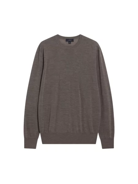 Sweter Sease wełniany brązowy