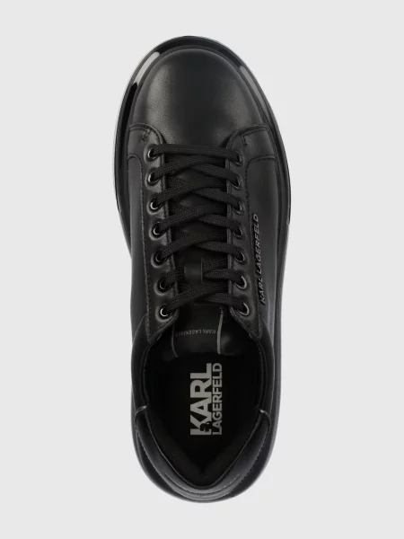 Кожаные кроссовки Karl Lagerfeld черные