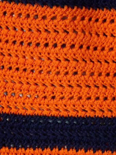 Pantaloni scurți La Doublej cu dungi portocaliu