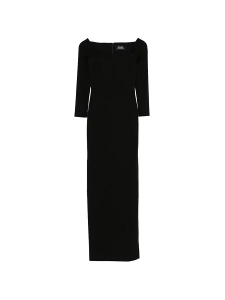 Hosszú maxi ruha Solace London fekete
