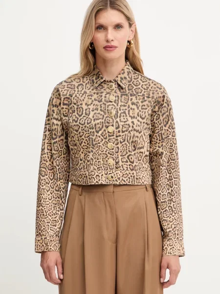 Marciano Guess kurtka jeansowa EDDA przejściowa brązowy