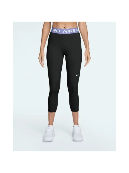 Długie legginsy Nike Pro fioletowy XXS czarny