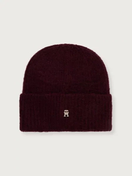 TOMMY HILFIGER Căciulă Elevated Chic bordeaux roșu