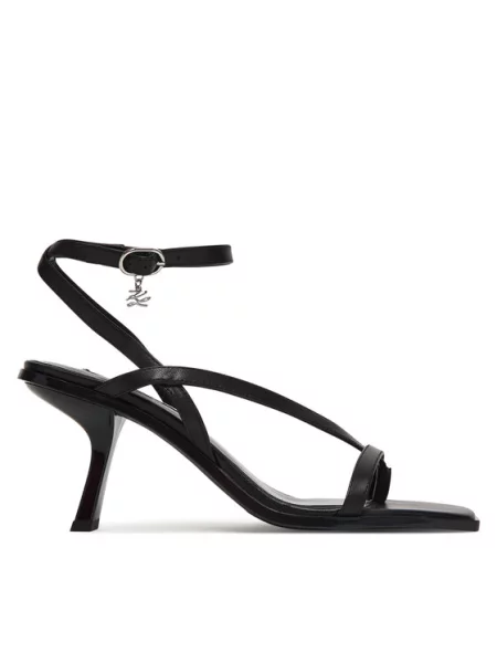 Sandali KARL LAGERFELD Karmel črna