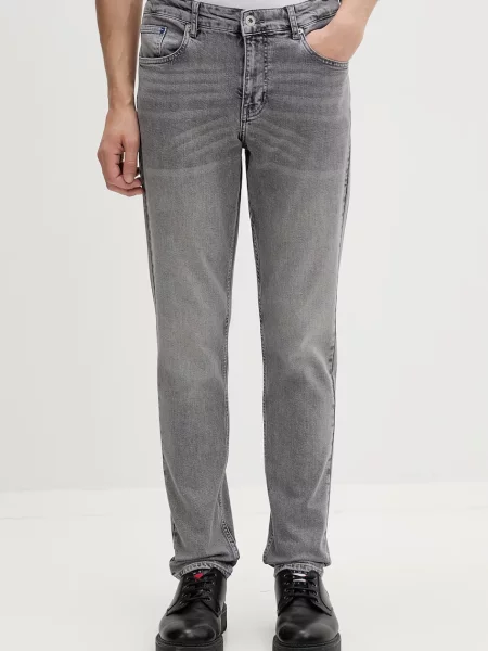 Karl Lagerfeld Jeans slim fit traperice muške siva