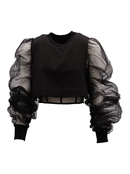 Top Alexander Mcqueen czarny