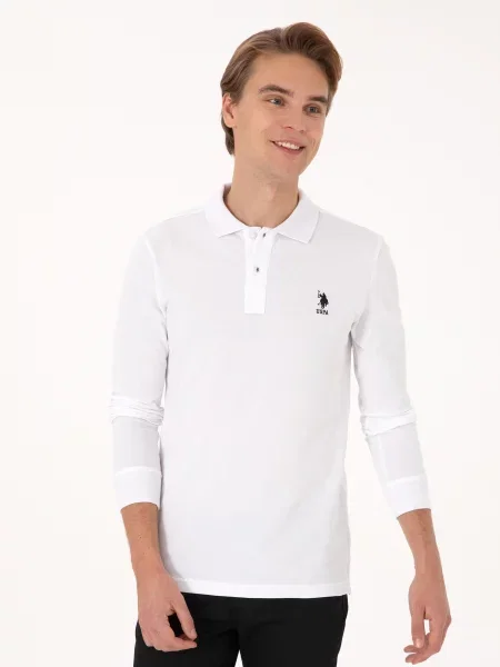 Поло US Polo білий