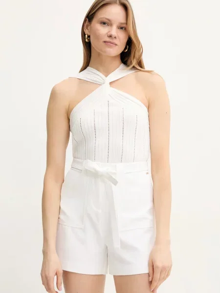 Блуза Liu Jo дамска с изчистен дизайн бяло