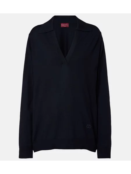 Pulover Gucci de lână albastru