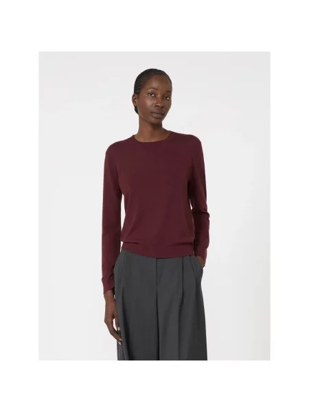 Sweter Weekend Max Mara wełniany czerwony