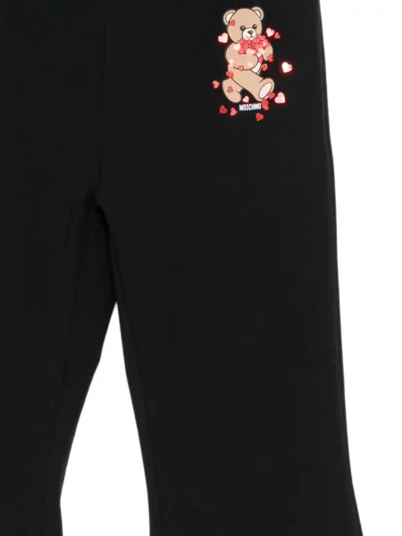 Spodnie dziecięce Moschino czarne