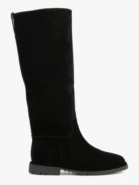 Замшевые сапоги Leberdes черные