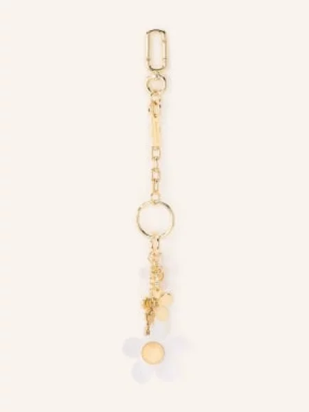 Marc Jacobs Přívěsek Na Tašku The Cluster Charm zlatá bílá
