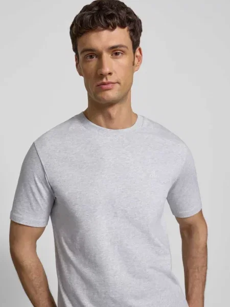 T-shirt z nadrukiem z logo Marc O'polo szara