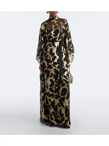 Rochie Taller Marmo de mătase negru