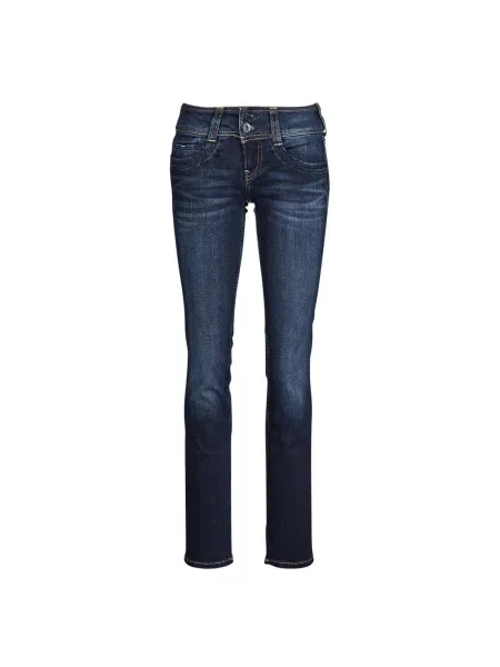 Ravne kavbojke Pepe Jeans modra