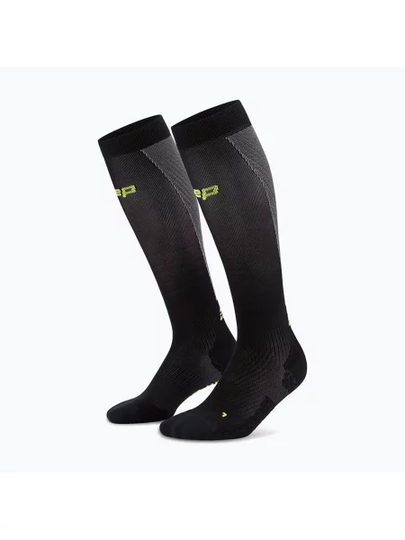 Șosete pentru femei CEP Ultralight Tall black/grey negru