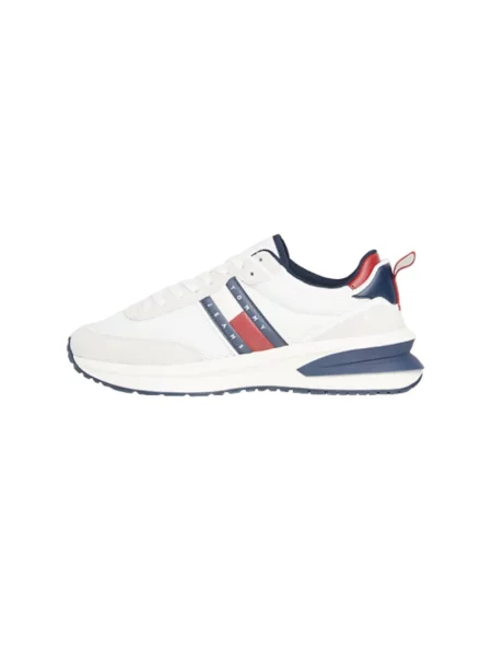 Sneakersy Tommy Hilfiger skórzane beżowe