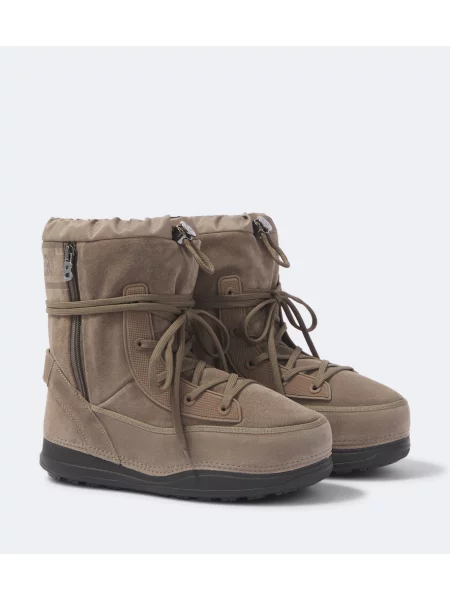 Botine Bogner din piele de căprioară bej