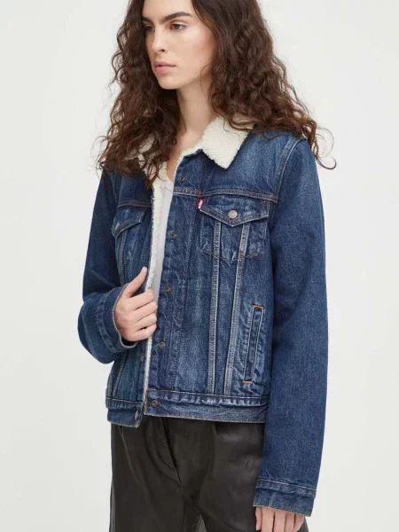 Kurtka jeansowa Levi's niebieska